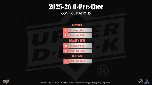 2025/26 Upper Deck O-Pee-Chee Hockey Blaster Box