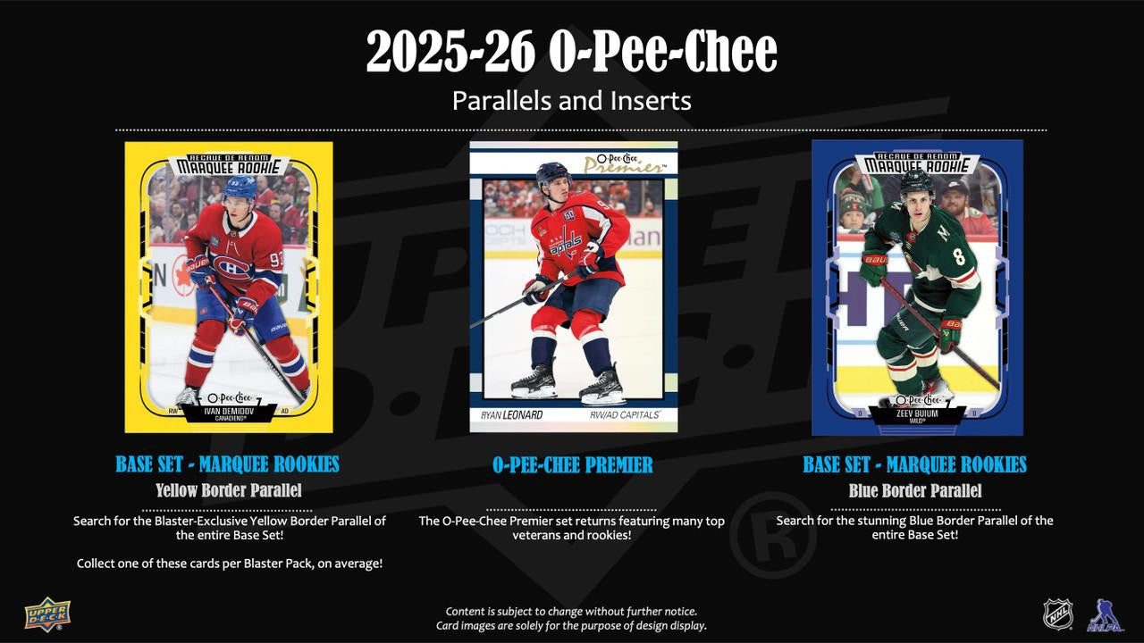 2025/26 Upper Deck O-Pee-Chee Hockey Blaster Box