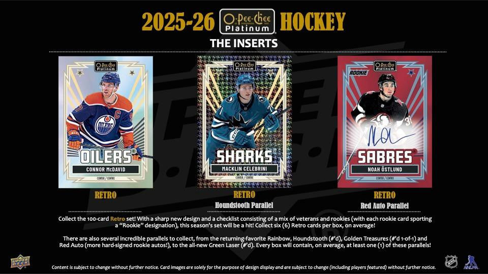 2025-26 Upper Deck O-Pee-Chee Platinum Hockey Hobby Box
