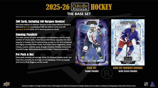 2025-26 Upper Deck O-Pee-Chee Platinum Hockey Hobby Box
