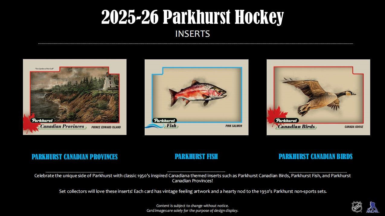 2025-26 Upper Deck Parkhurst Hockey Hobby Box