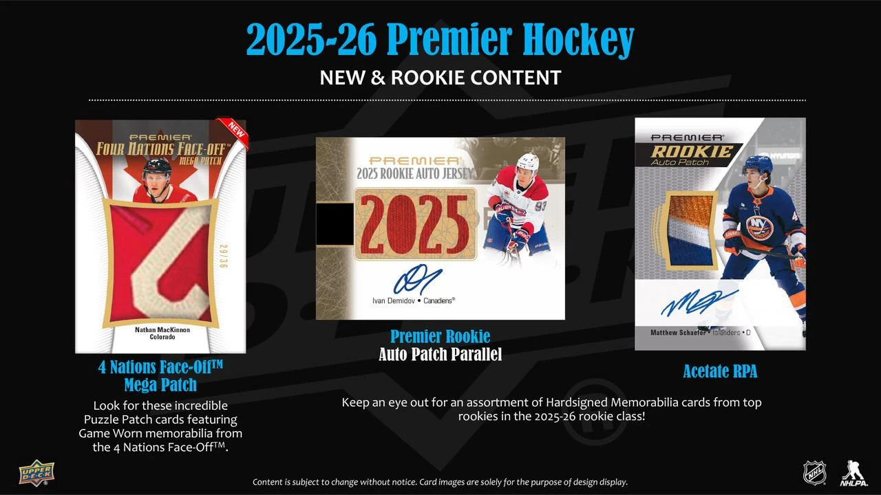 2025-26 Upper Deck Premier Hockey Hobby Case (10)