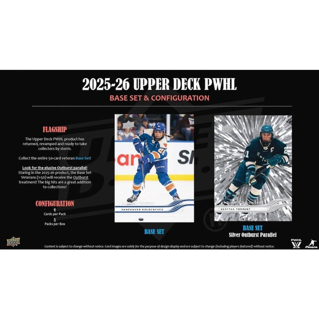 2025-26 Upper Deck PWHL Hockey Blaster Box