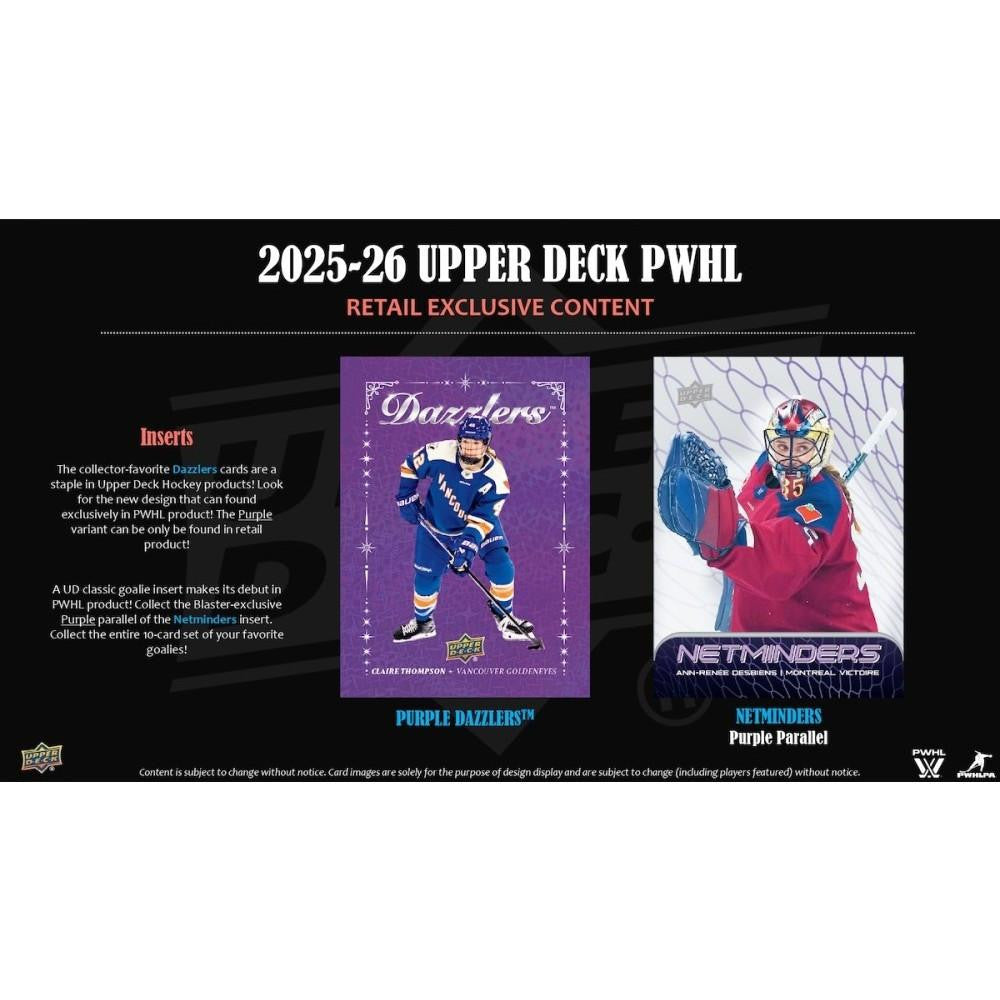 2025-26 Upper Deck PWHL Hockey Blaster Box