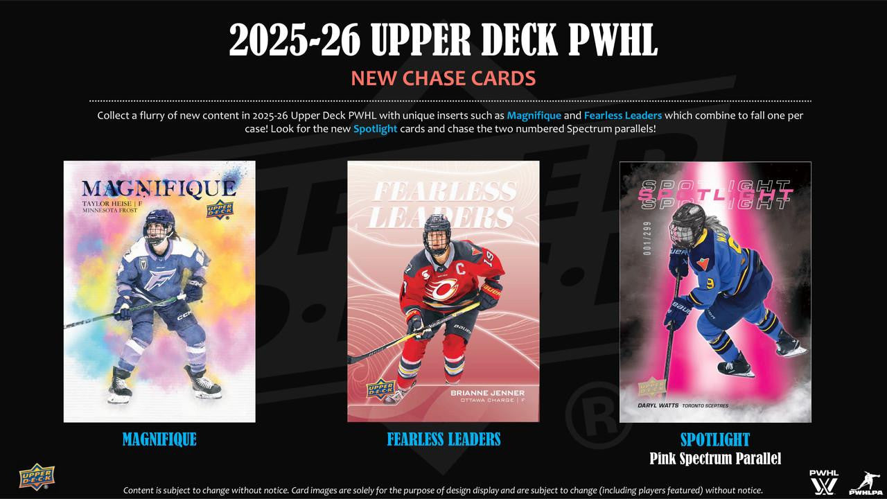 2025-26 Upper Deck PWHL Hockey Hobby Box