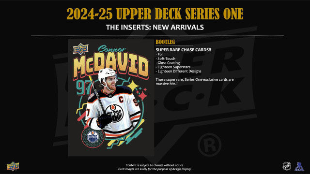 2025/26 Upper Deck Series 1 Hockey Hobby Box