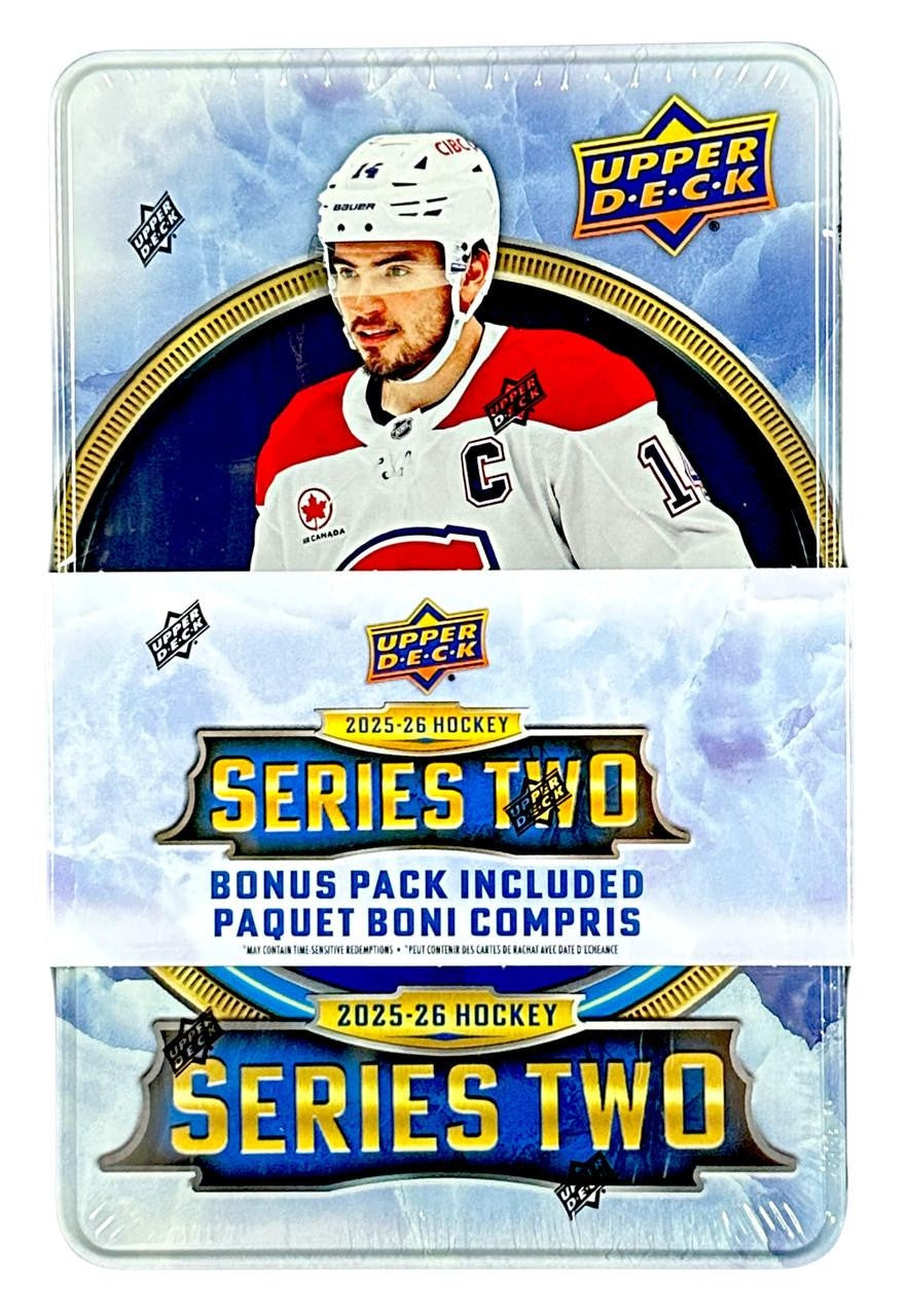 2025-26 Upper Deck Series 2 Hockey Tin Box