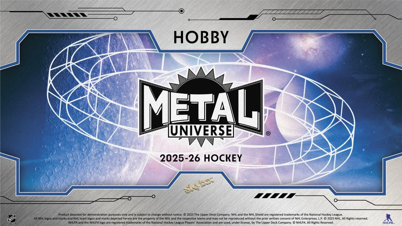 2025/26 Upper Deck Skybox Metal Universe Hockey Hobby Box CASE (16)