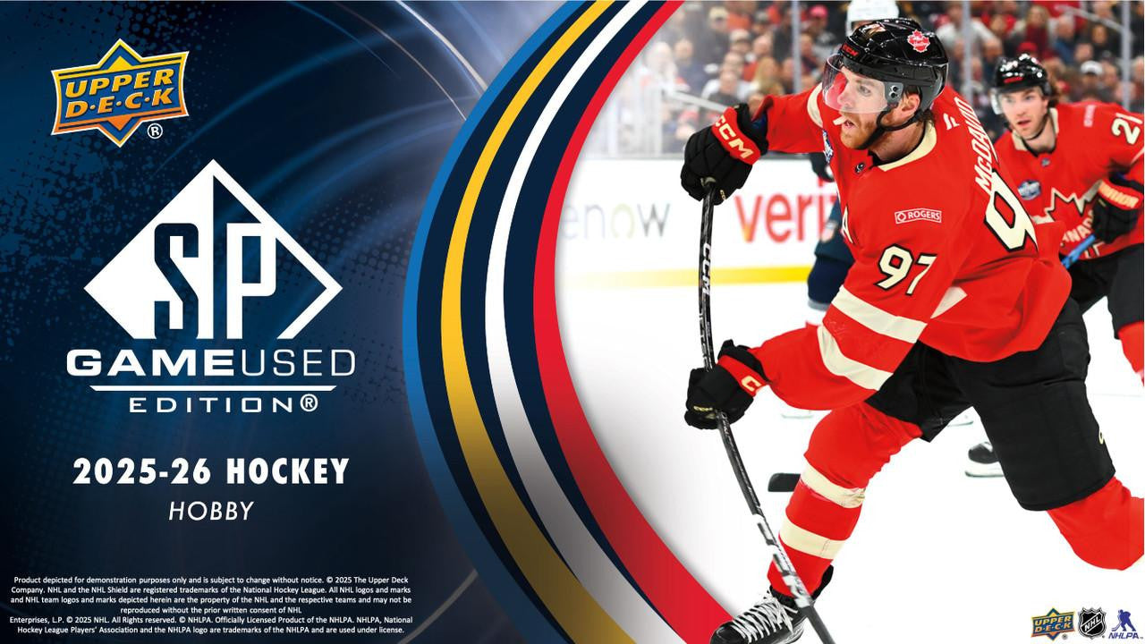2025-26 Upper Deck SP Game Used Hockey Hobby Box