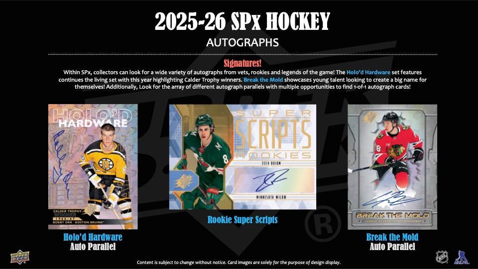 2025/26 Upper Deck SPx Hockey Hobby Case (20)