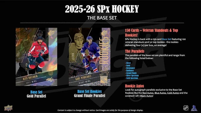 2025-26 Upper Deck SPx Hockey Hobby Box
