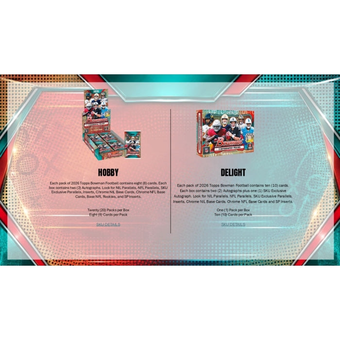 2026 Bowman Football Hobby Box