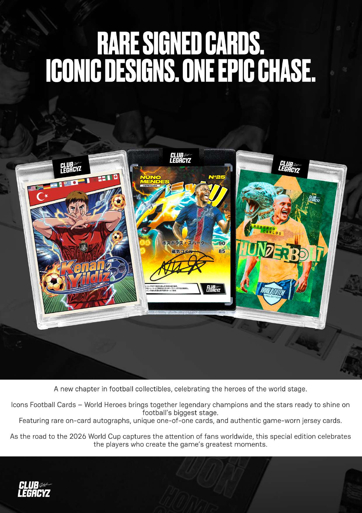 2026 Club Legacyz Icons World Heroes 4th Edition Hobby Box
