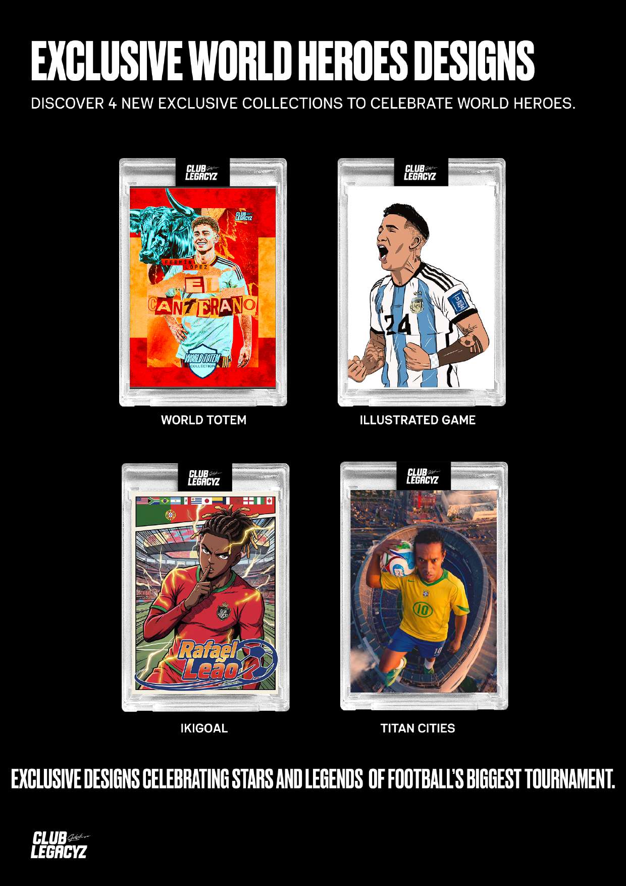 2026 Club Legacyz Icons World Heroes 4th Edition Hobby Box