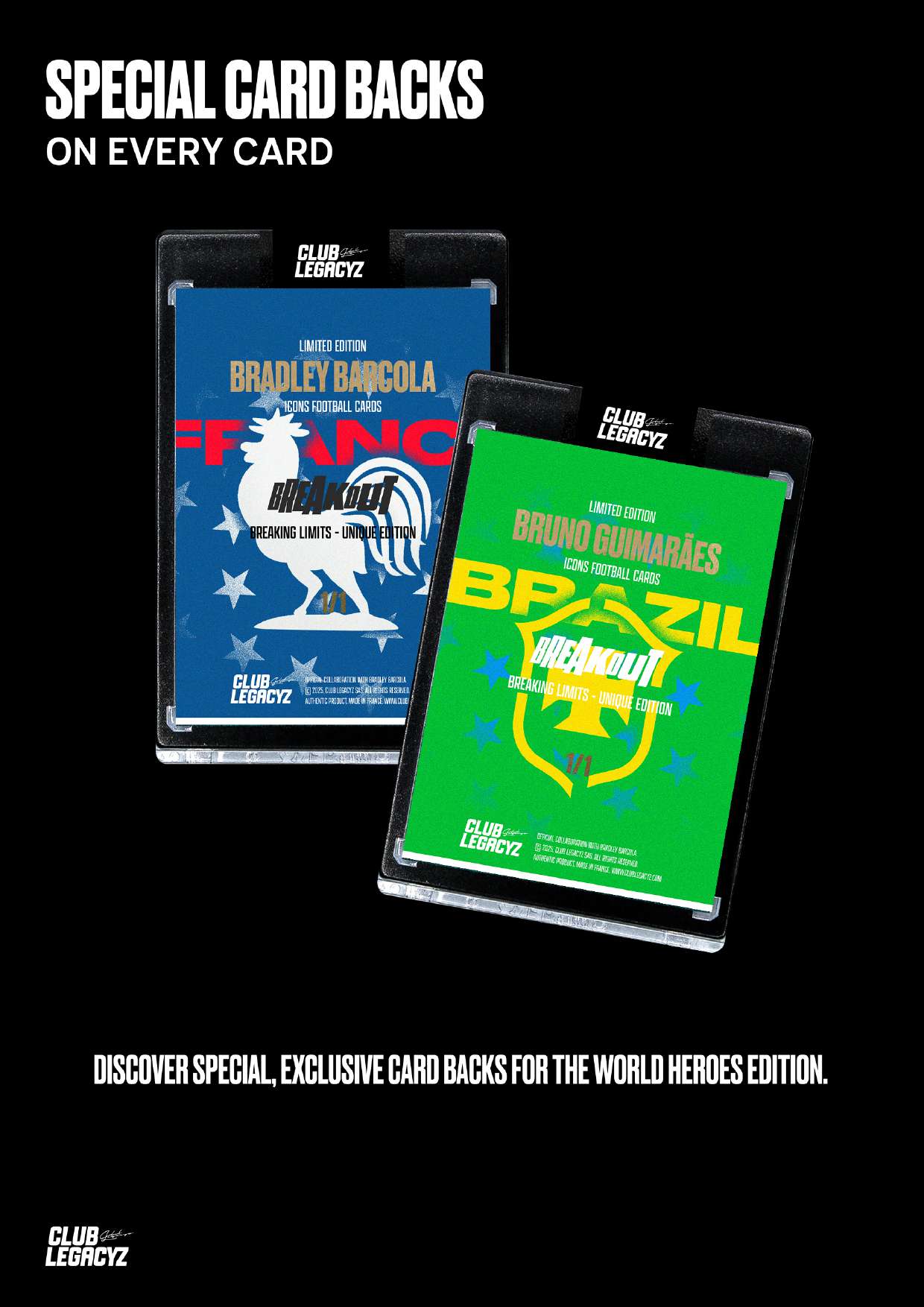 2026 Club Legacyz Icons World Heroes 4th Edition Hobby Box