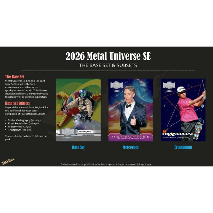 2026 Upper Deck Metal Universe SE Hobby Box