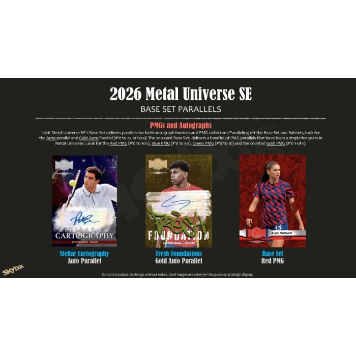 2026 Upper Deck Metal Universe SE Hobby Box