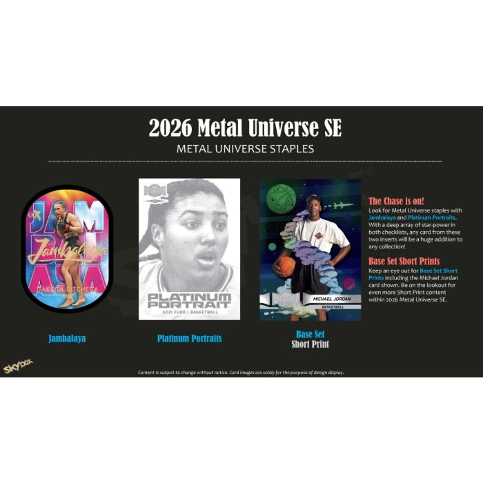 2026 Upper Deck Metal Universe SE Hobby Box