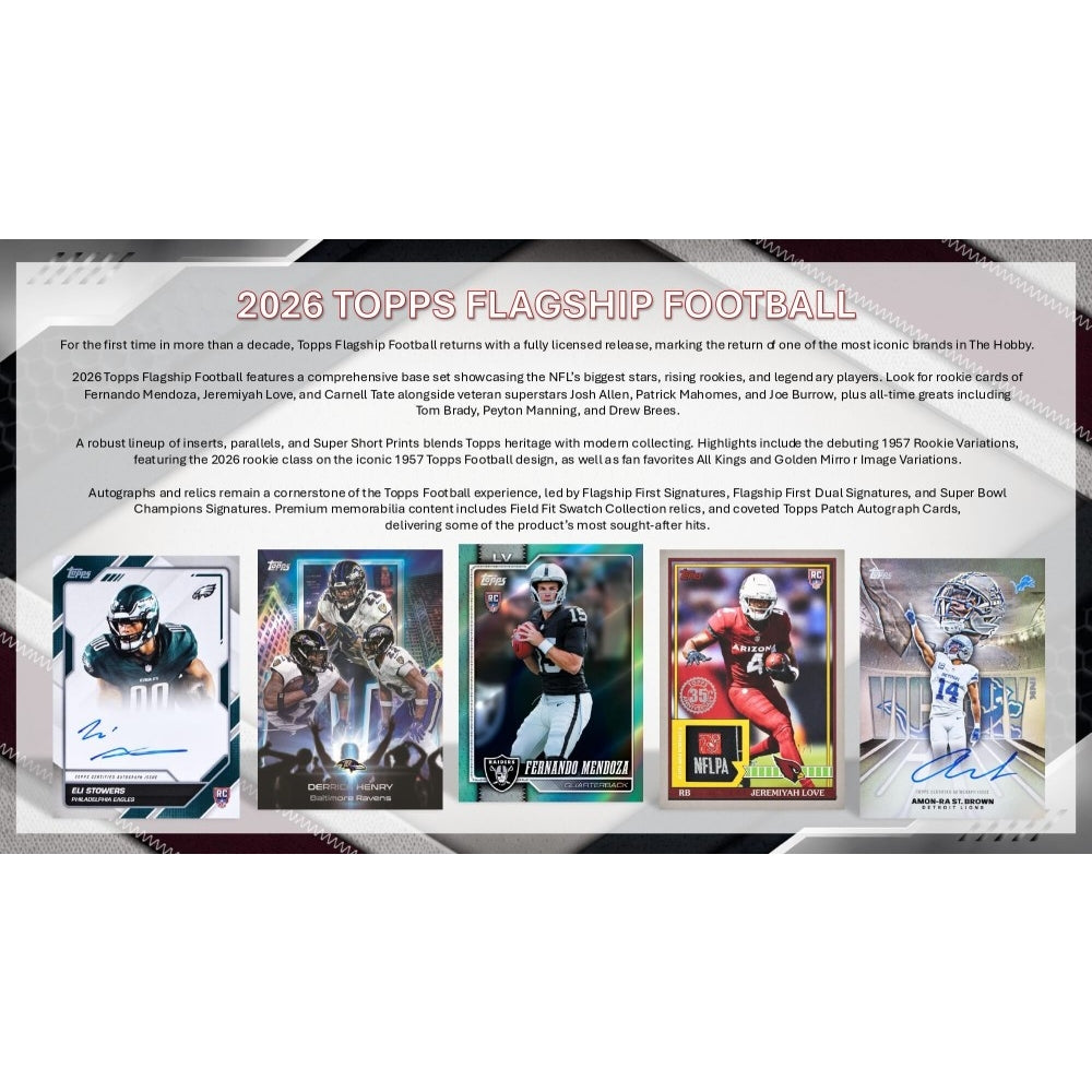 2026 Topps Football Blaster Box
