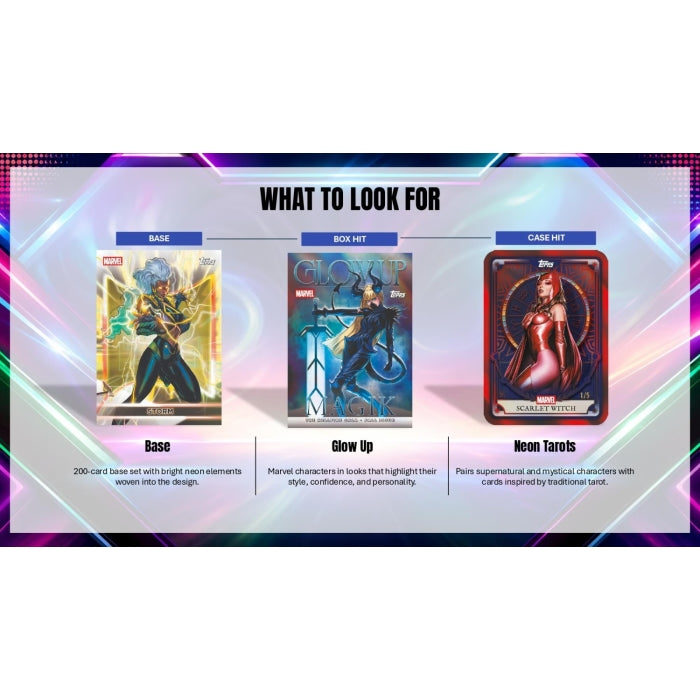 2026 Topps Marvel Neon Mega Box