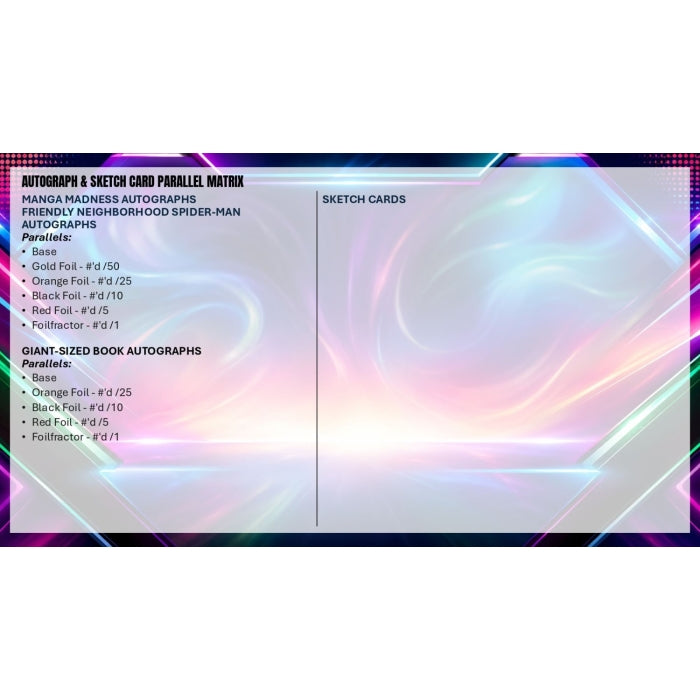 2026 Topps Marvel Neon Hobby Box