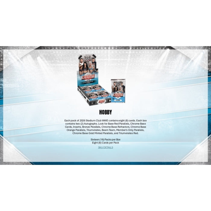 2026 Topps Stadium Club WWE Hobby Box
