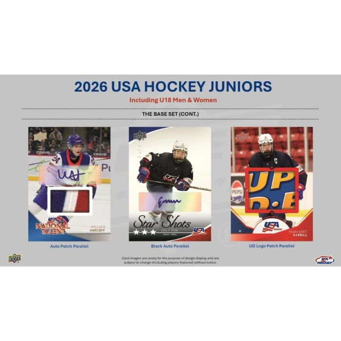 2026 Upper Deck Team USA Juniors Hockey Hobby Box