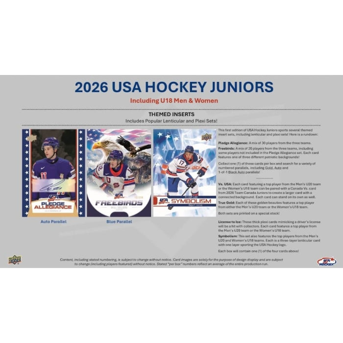 2026 Upper Deck Team USA Juniors Hockey Hobby Box