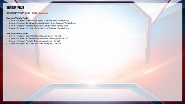 2026 Bowman Baseball Blaster Box