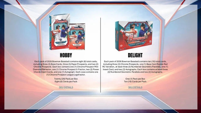 2026 Bowman Baseball Blaster Box