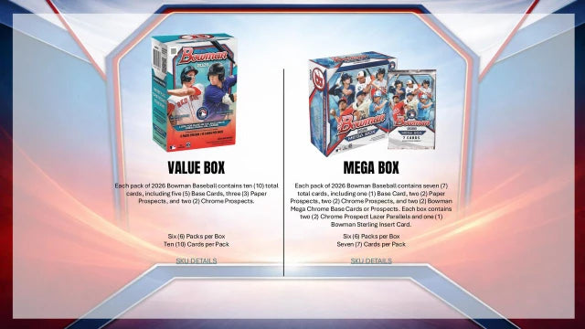 2026 Bowman Baseball Jumbo Hobby Box