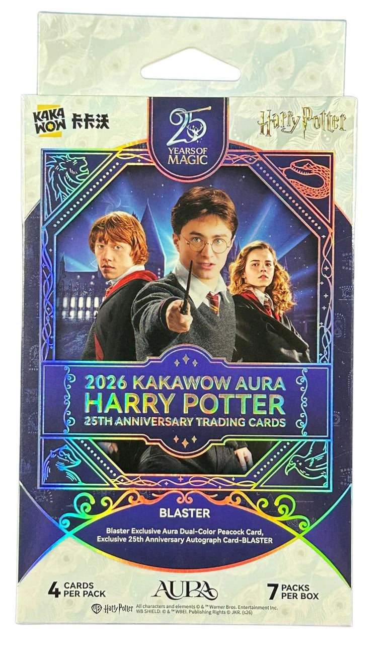 2026 Kakawow Aura Harry Potter 25th Anniversary Blaster Box