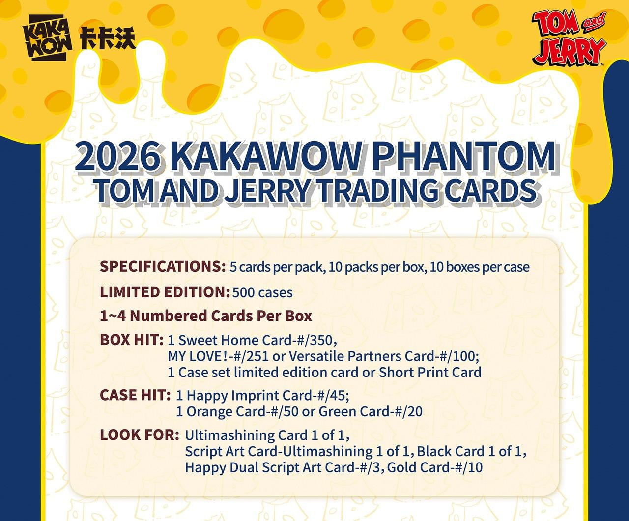 2026 Kakawow Phantom Tom & Jerry Hobby Box