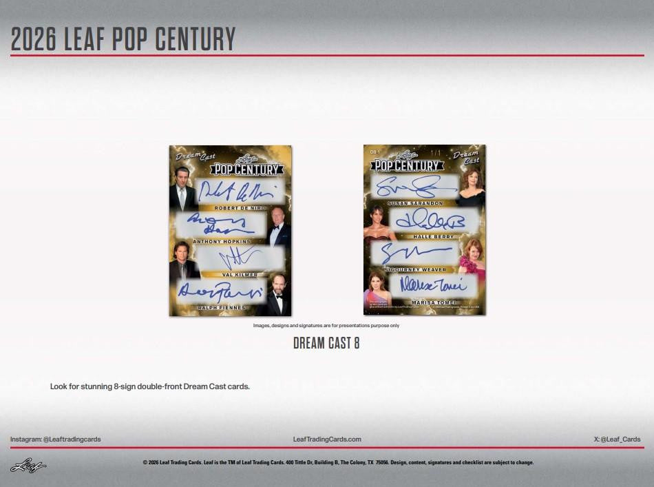 2026 Leaf Pop Century Hobby Box