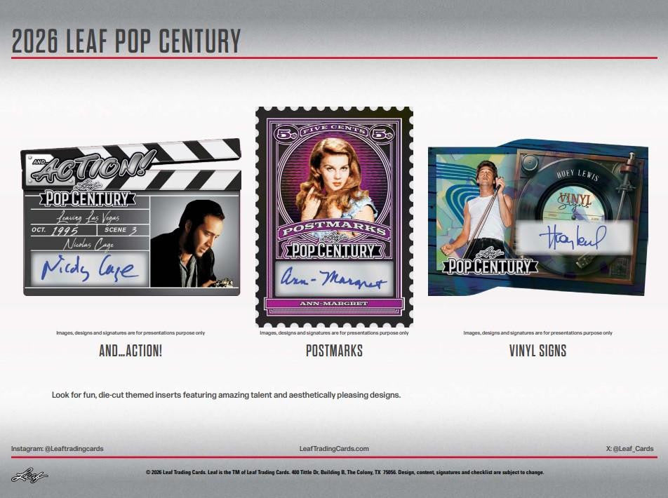 2026 Leaf Pop Century Hobby Box