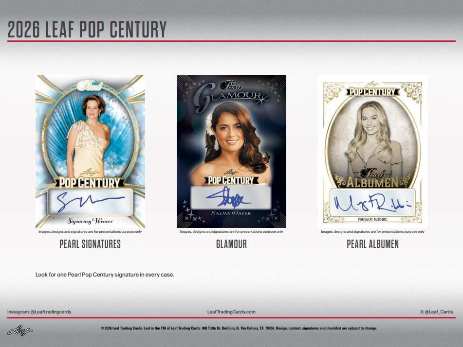 2026 Leaf Pop Century Hobby Box