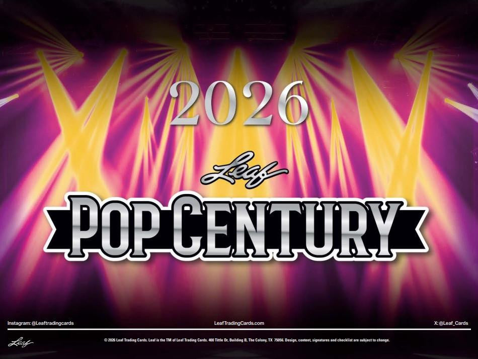 2026 Leaf Pop Century Hobby Box
