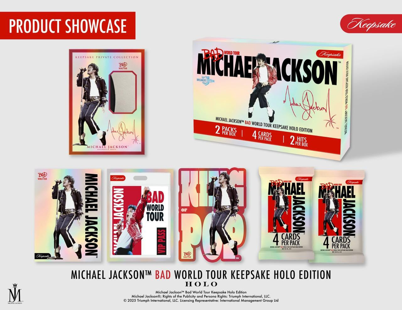 2026 Keepsake Michael Jackson Bad World Tour Holo Breaker Edition Box