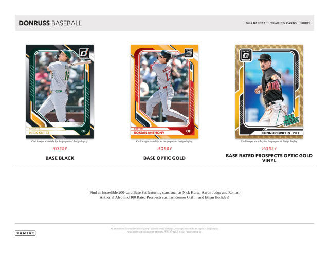 2026 Panini Donruss Baseball Hobby Box