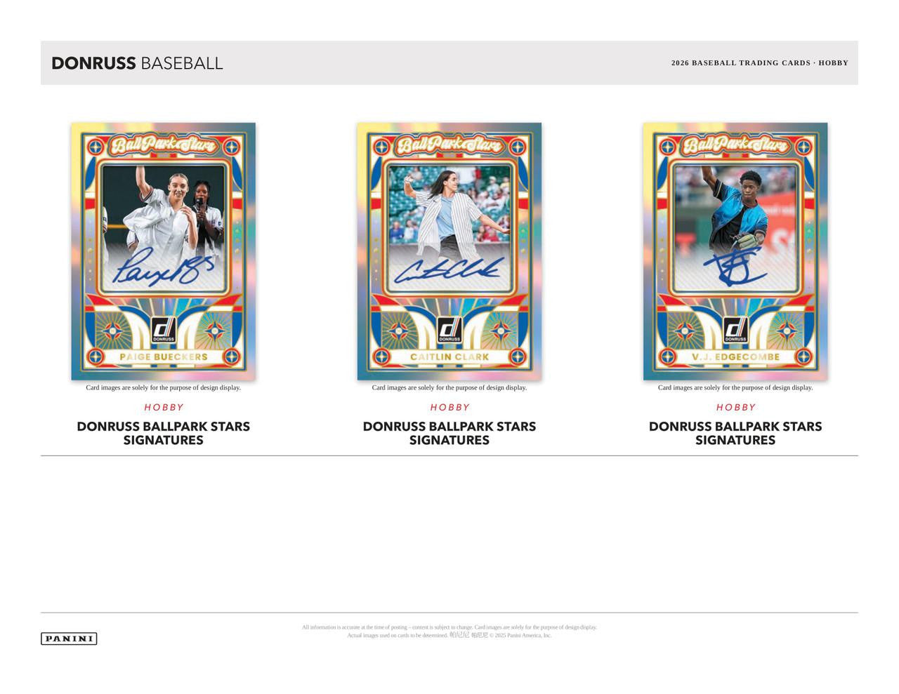 2026 Panini Donruss Baseball Hobby Box