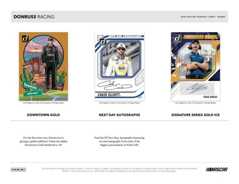 2026 Panini Donruss Racing Hobby Box