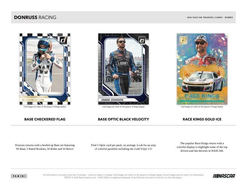2026 Panini Donruss Racing Hobby Box