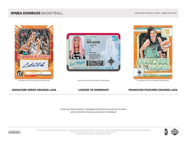 2026 Panini Donruss WNBA Basketball Hobby Blaster Box