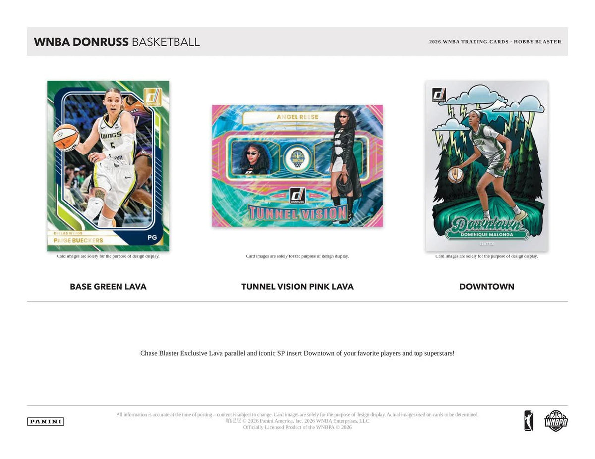 2026 Panini Donruss WNBA Basketball Hobby Blaster Box