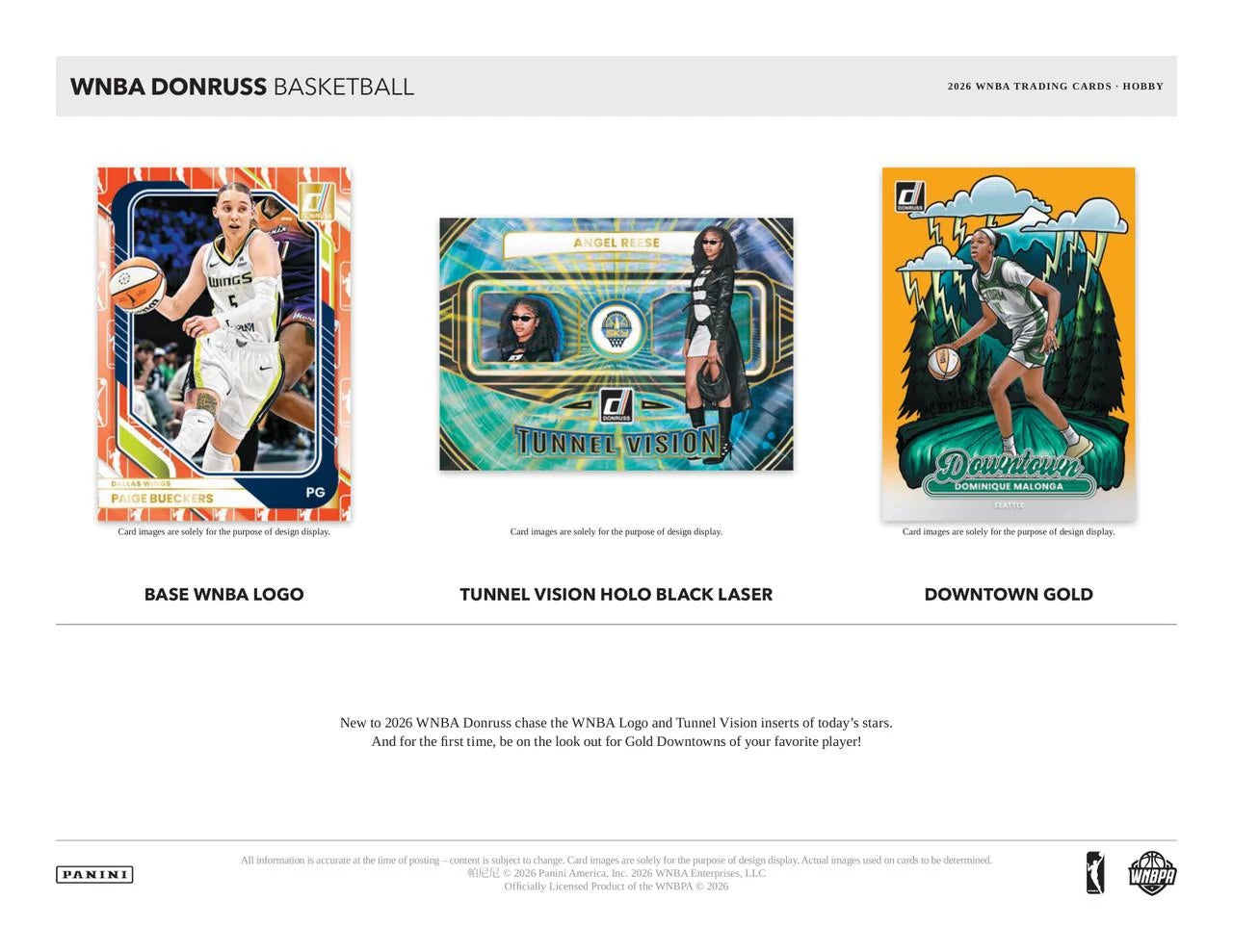 2026 Panini Donruss WNBA Basketball Hobby Box