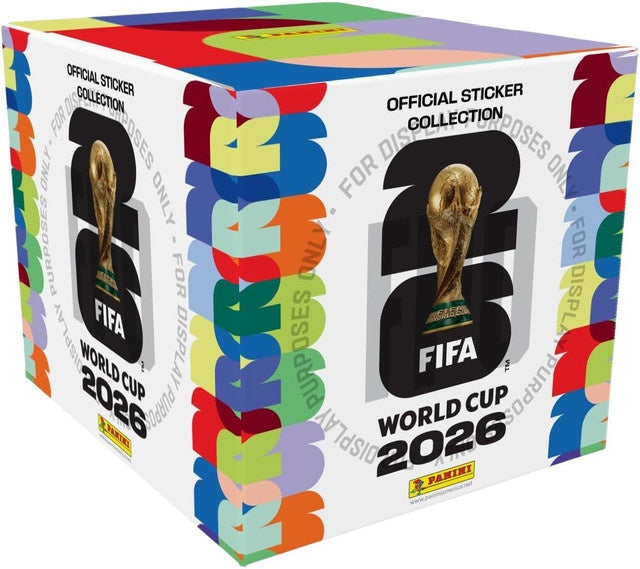 2026 Panini FIFA World Cup Soccer Sticker 50-Pack Box