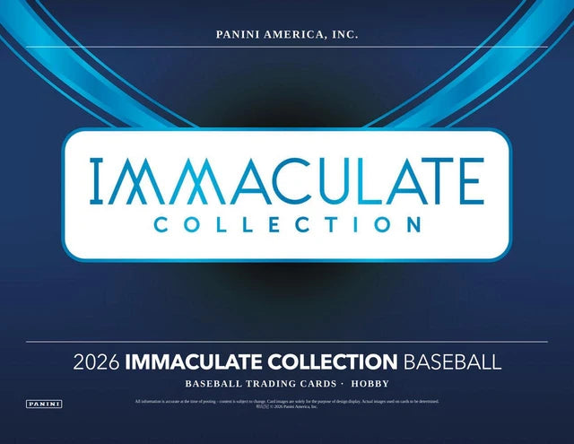 2026 Panini Immaculate Baseball Hobby Box