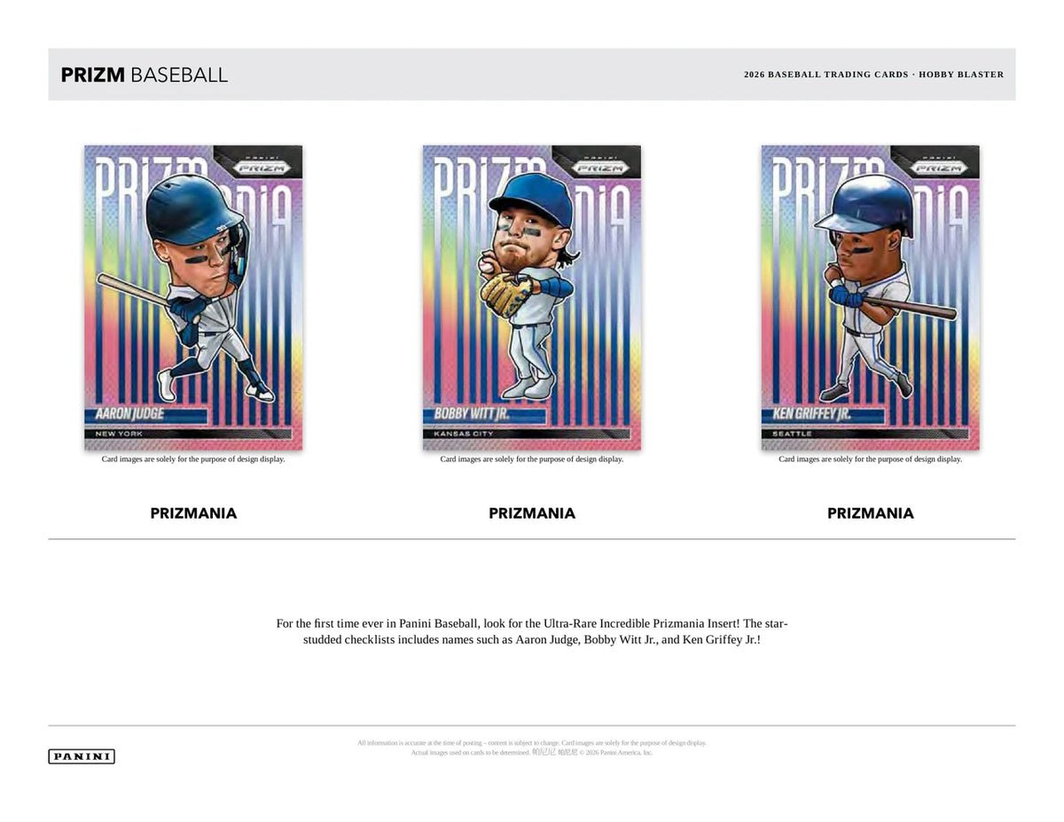 2026 Panini Prizm Baseball Hobby Blaster Box