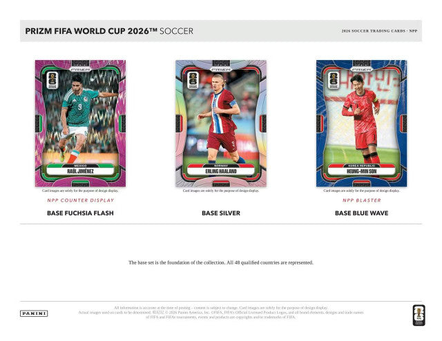 2026 Panini Prizm FIFA World Cup Soccer Hobby Mega Box