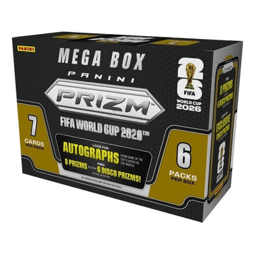 2026 Panini Prizm FIFA World Cup Soccer Hobby Mega Box
